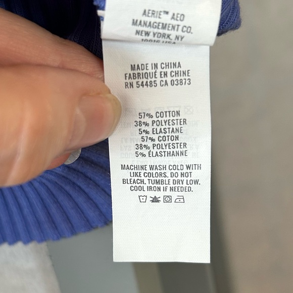 Aerie sleeveless ribbed crop top - Picture 3 of 4